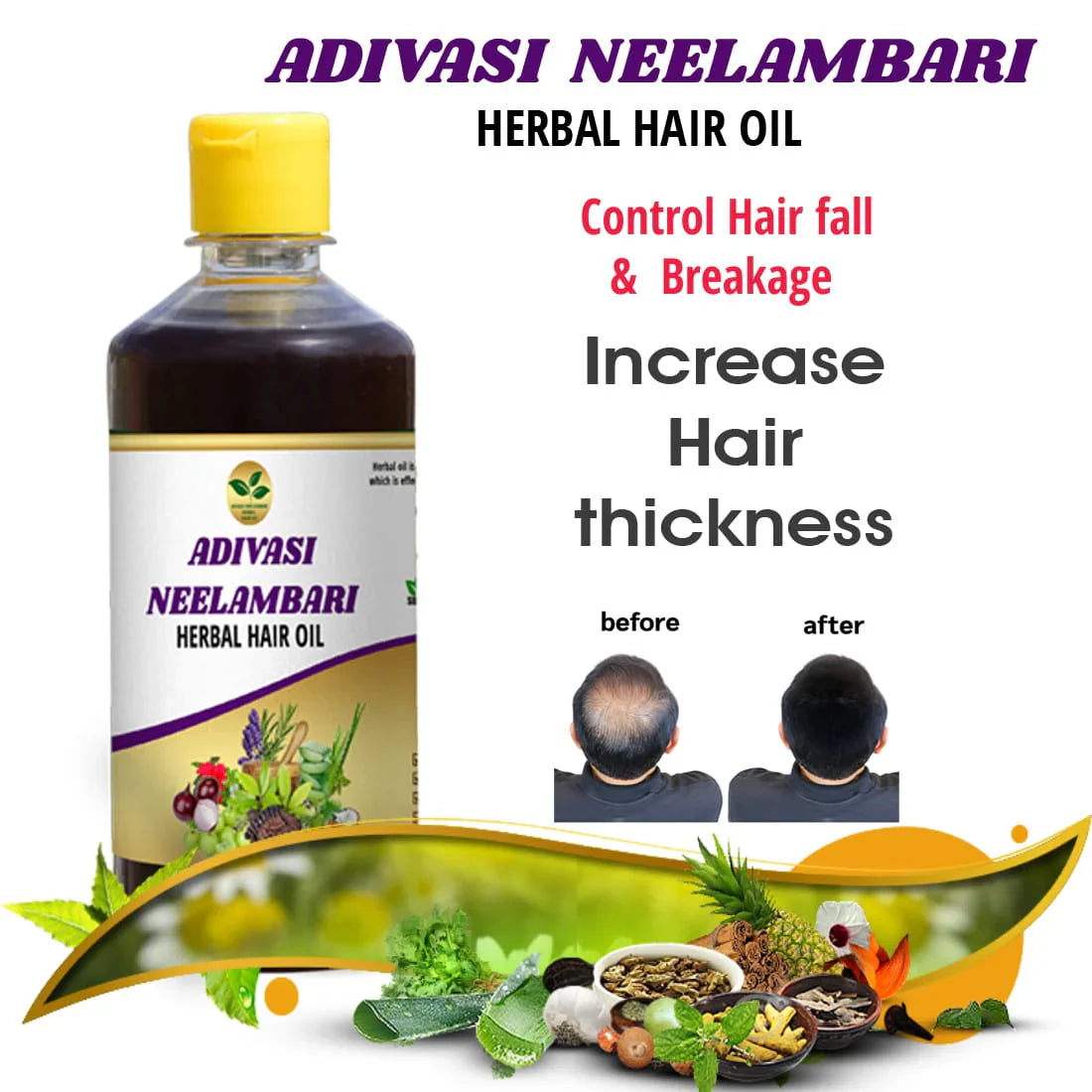 Adivasi Hair Oil (250 ML)