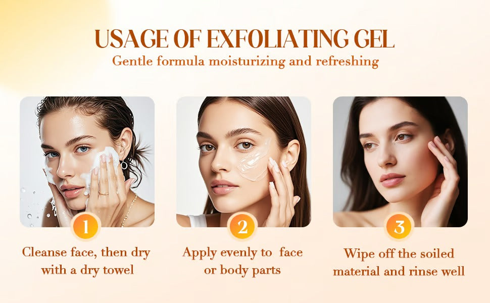 Orange Enzyme Glow Gel 😍 Dark Spot & Dead Skin Remover